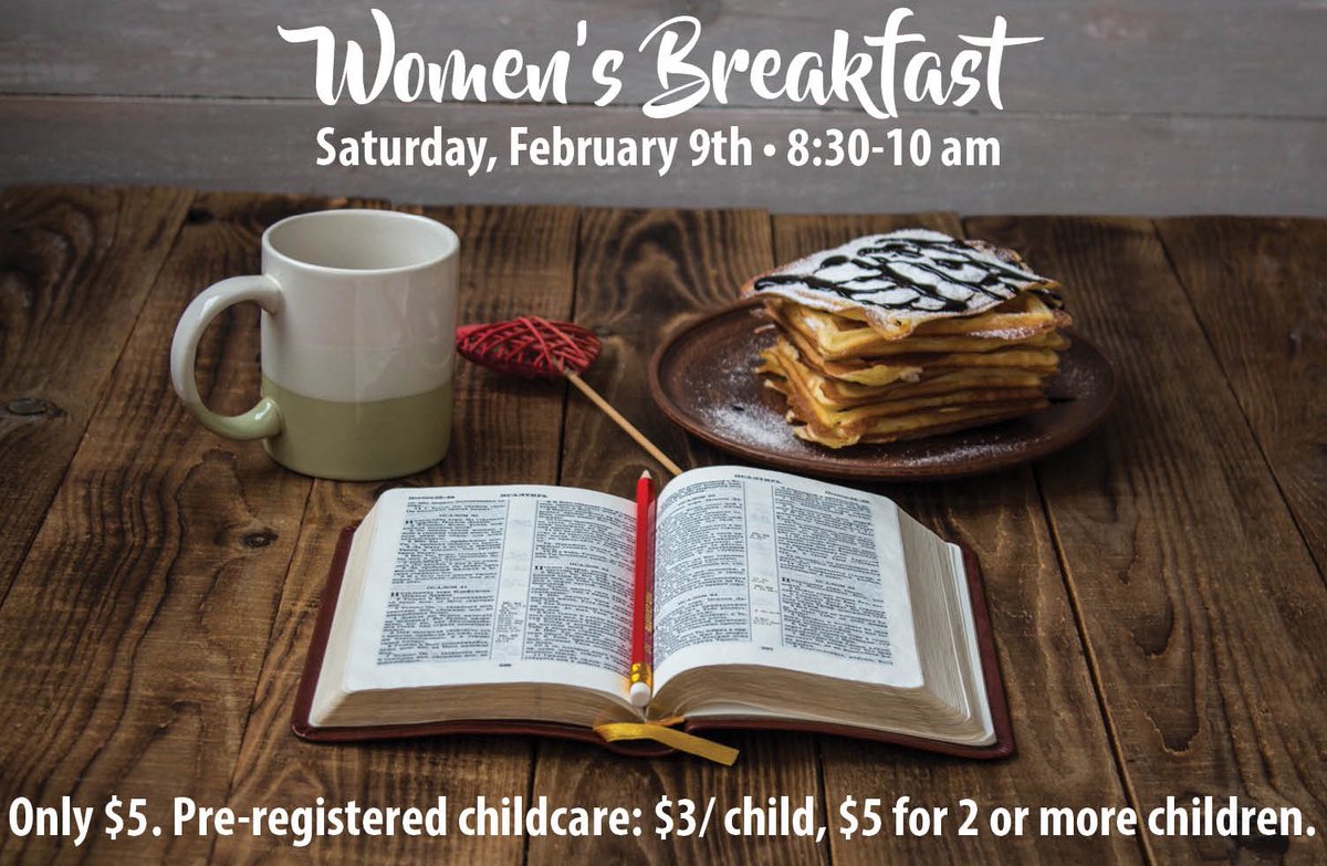 HER Ministries (@her_nhc) on Twitter photo Register today at: bit.ly/womensbfast2019
Panel on Loving and Feeing Left Out
Delicious Breakfast
Childcare if you need it!
*Furloughed Workers get Free Admission- DM <a href="/HER_NHC/">HER Ministries</a> to get signed up. Register today at: bit.ly/womensbfast2019
Panel on Loving and Feeing Left Out
Delicious Breakfast
Childcare if you need it!
*Furloughed Workers get Free Admission- DM <a href="/HER_NHC/">HER Ministries</a> to get signed up.