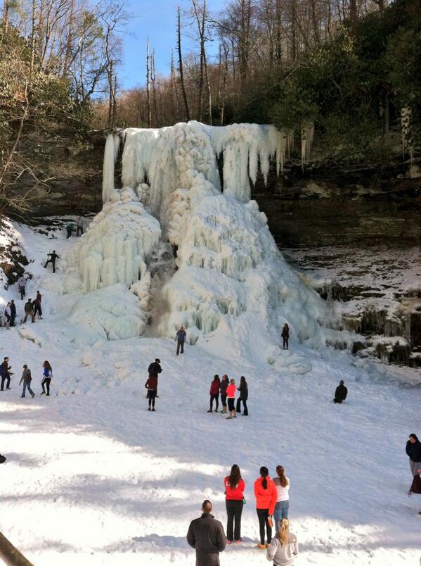 H2OEcologist's tweet image. Of course, if you lived #InMyCommunity, one of the best #CoolThings to do is take a short hike up to #CascadeFalls in @GilesCoVa.  It's an easy hike along #BigStoneyCreek up to the top.  In the summer, you can swim below the 70' falls.  In winter, I wouldn't swim, but #WOW!

U?