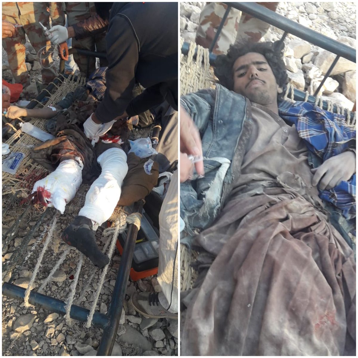 Info_Balochistn's tweet image. #Officials of "#PeaceForce" #DeraBugti Muhammad Rahim &amp;amp; Ali Nawaz were injured in #Land-mine blast. The incident occured in Hydri Nala area of Peer-Ko district Dera Bugti #Balochistan @Natsecjeff