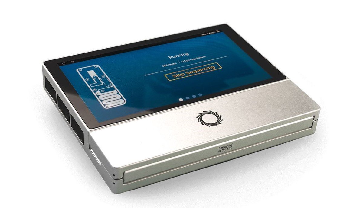 The MinION Mk1c combines the real-time, rapid, portable sequencing of MinION and Flongle with real-time, powerful GPU based computing and a high resolution screen. Pre-order in the store: bit.ly/2MuaA09 or register your interest: bit.ly/2MrTmAB