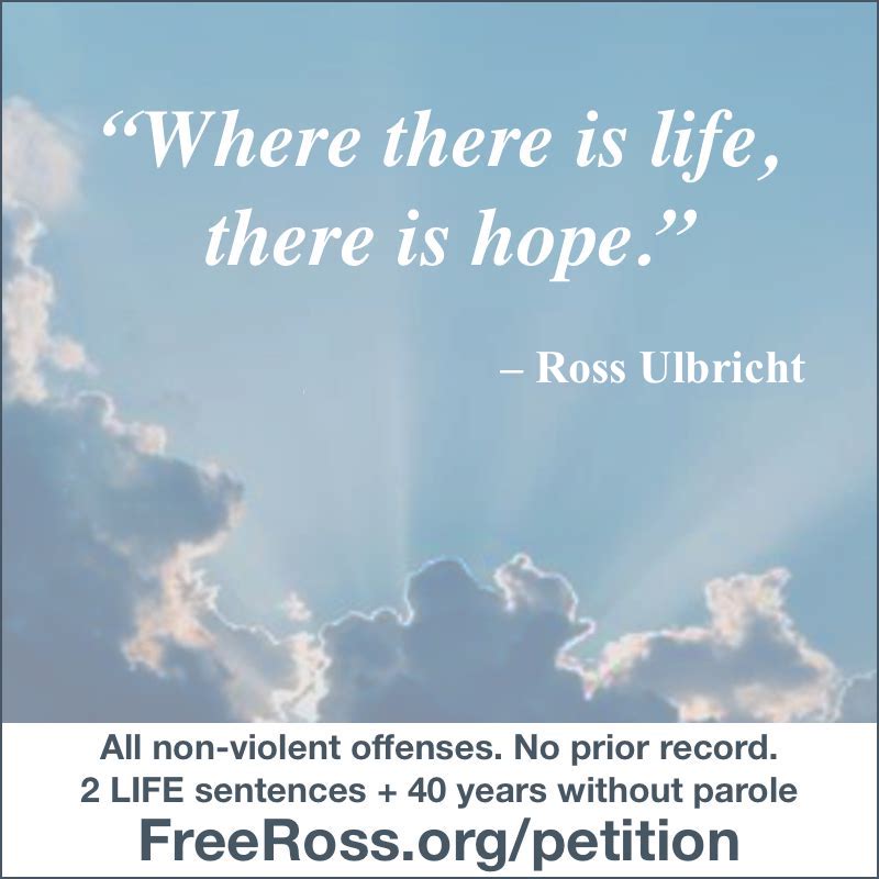 Ross has shown incredible strength and resilience throughout this whole ordeal. 
Some days are overwhelming for all of us but we’ll never stop fighting. FreeRoss.org/petition   #FreeRoss #Freedom2019