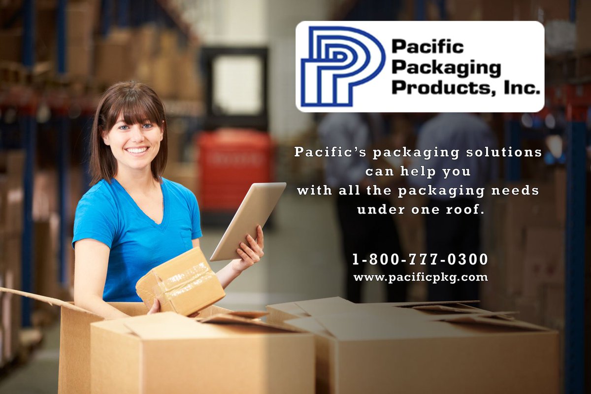 PacificPack's tweet photo. Contact Pacific so that we can help with your packaging needs!
Call 1-800-777-0300 or visit https://t.co/aNAQYjPI92
#PacificPackaging #PackagingDesign #PackagingManufacturing #PackagingConverting #PackagingEquipment #PackagingAutomation #SupplyChain #IndustrialPackaging https://t.co/5P3ZM7IK2m