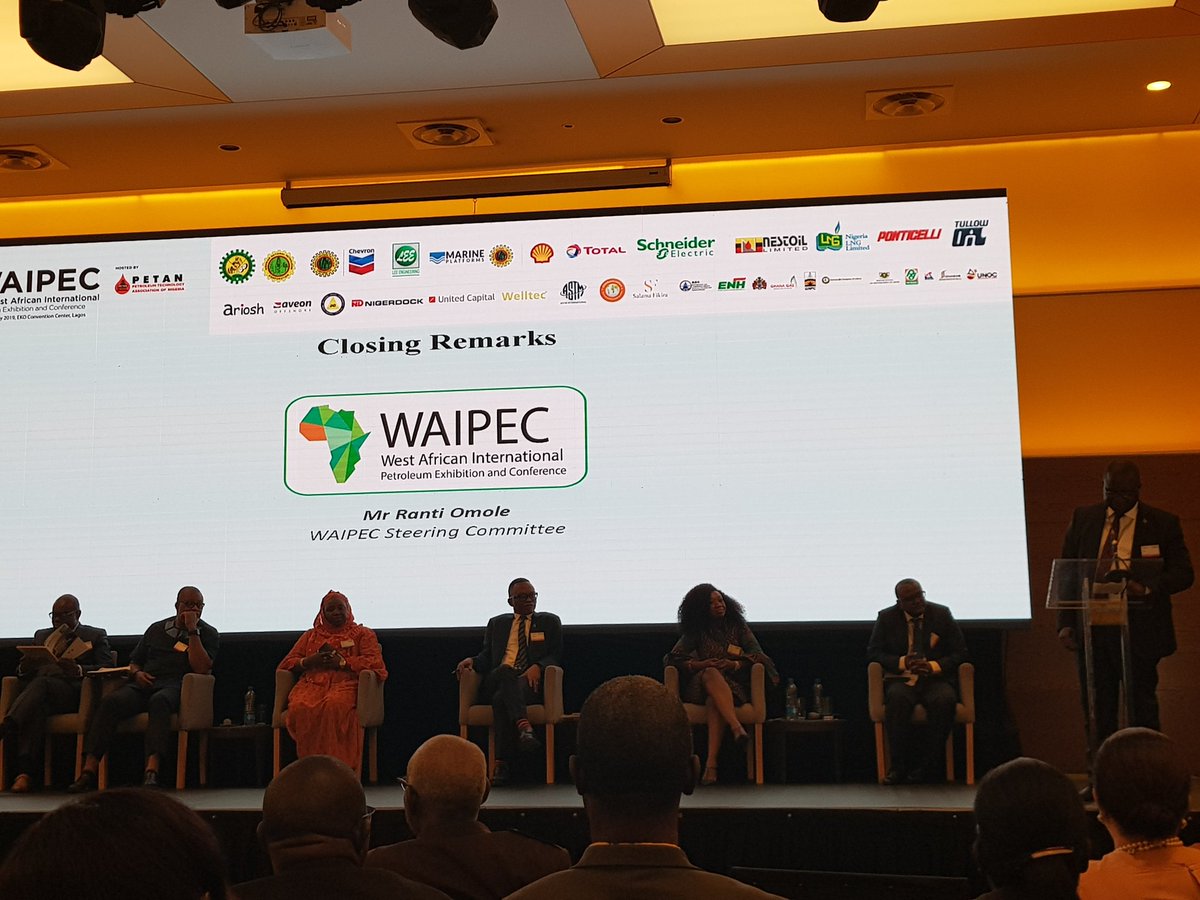 Ibilola_Amao's tweet photo. It's a wrap up at #WAIPEC2019. Thank you #MD @co_snep #RadialCircle #RantiOmole
Time to promote #collaboration #cooperation & #coordination of #Oil & #Gas stakeholders & companies.
Thank you @LonadekInc
@Chevron
@Shell
@Total
#saipem
#Wef19
#WEF2019
#WEF
#Davos
#Davos19 https://t.co/jv7DuxP09N