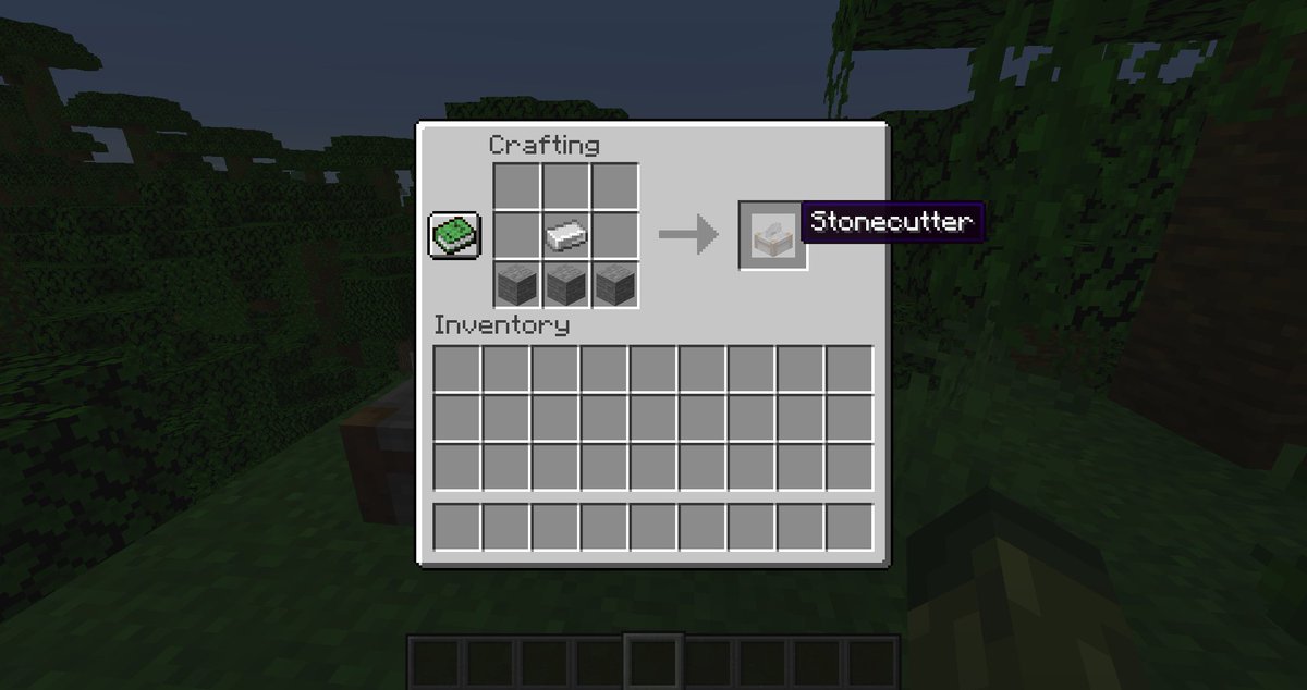 Scott (ECKOSOLDIER) on Twitter: "Stonecutter recipe #Minecraft…