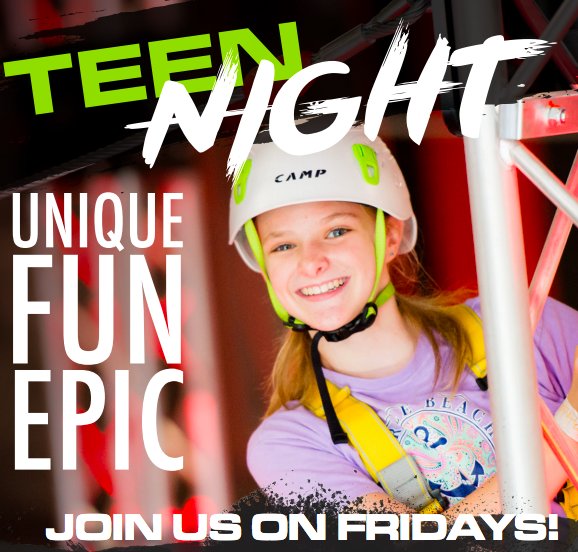 Calling all teens! Join us from 7 - 10 pm every Friday for Teen Night! Receive our special Buy One Get One deal and more!