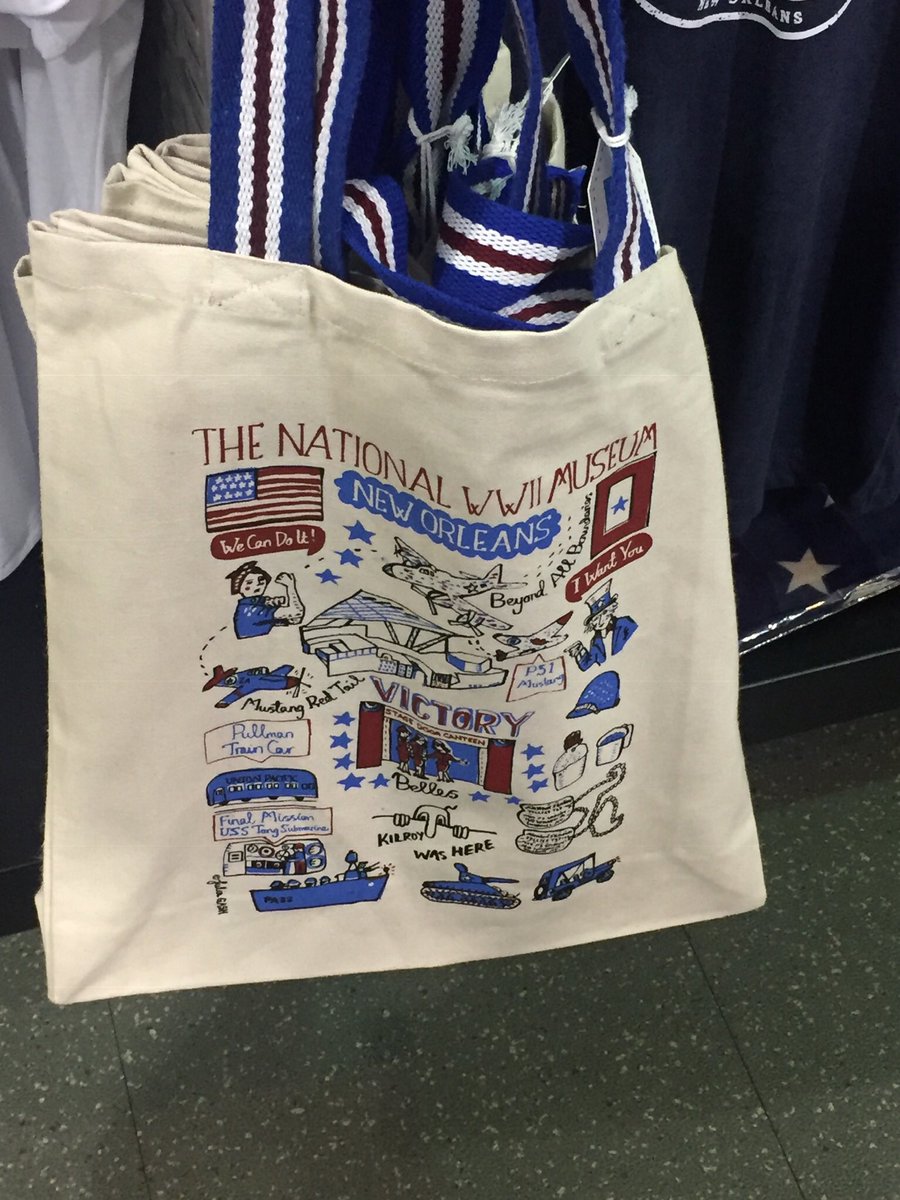 I love how Julia’s <a href="/MadeByTalented/">Talented</a> designs pop up on all my vacations! Really special National WW2 Museum design. #neworleans #history #NOLA