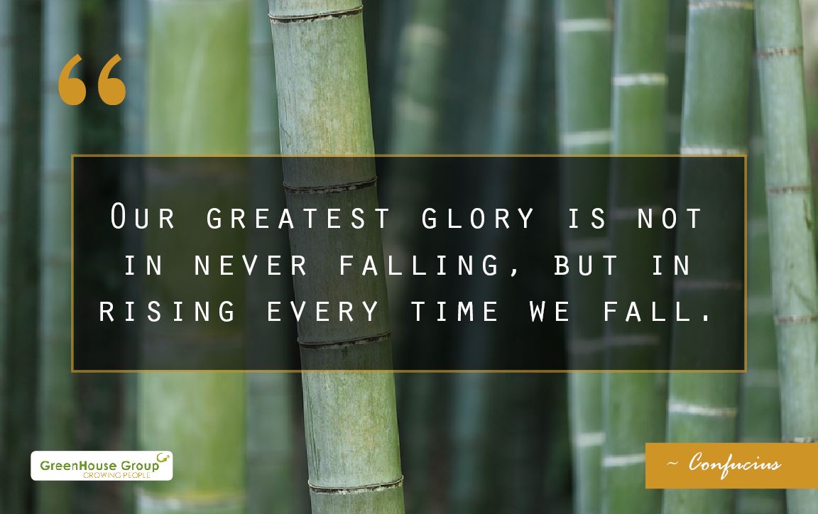 GroupGreenhouse's tweet photo. (FR) La plus grande gloire n'est pas de ne jamais tomber, mais de se relever à chaque chute.
(NL) Onze grootste glorie is niet om nooit te vallen, maar om elke keer dat we vallen te stijgen.

#quoteoftheday #training #coaching #lifequotes #leadership #citation https://t.co/tG2ADeaHvd