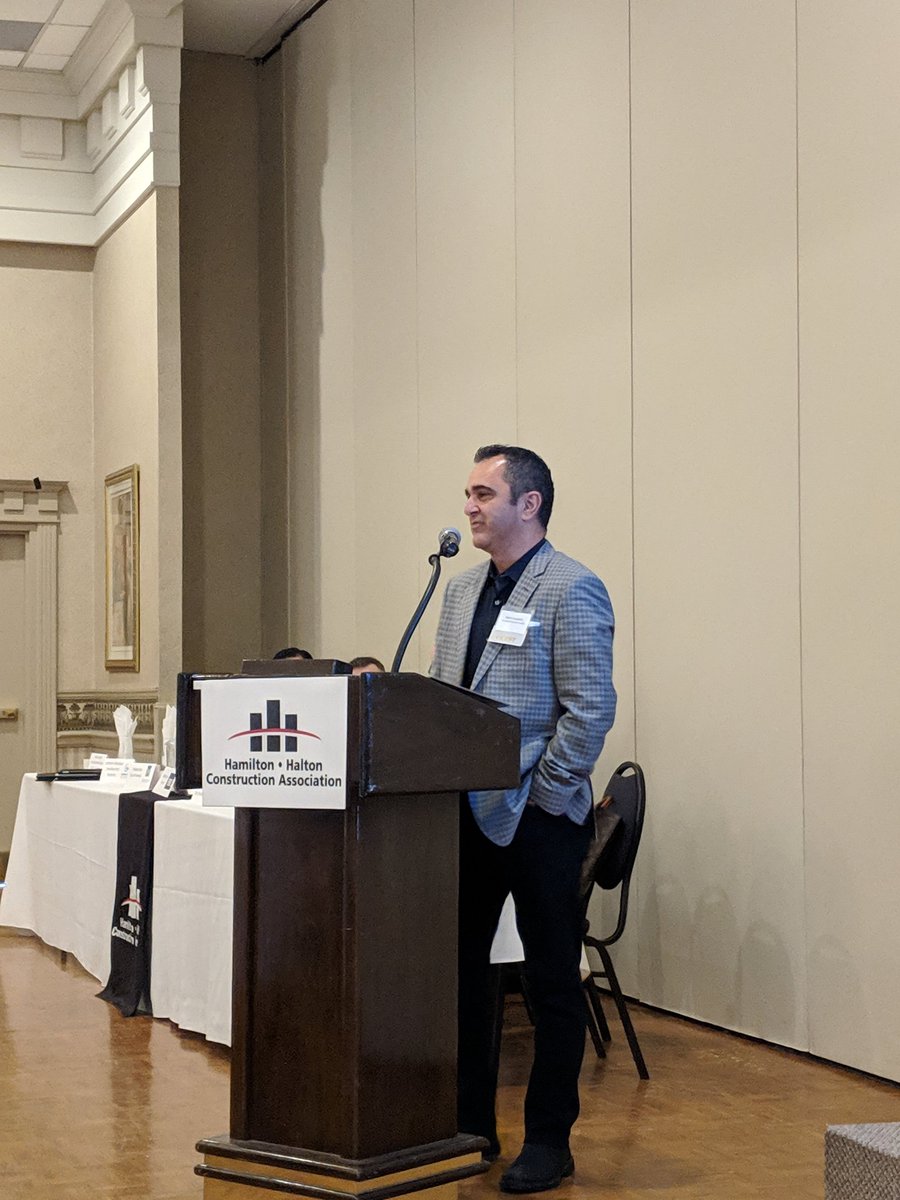 Our final speaker is Mark Casaletto, president of ConstructConnect Canada #HHCA #ConstructionForecast <a href="/markcas/">Mark Casaletto</a> <a href="/ConstructConnx/">ConstructConnect</a>