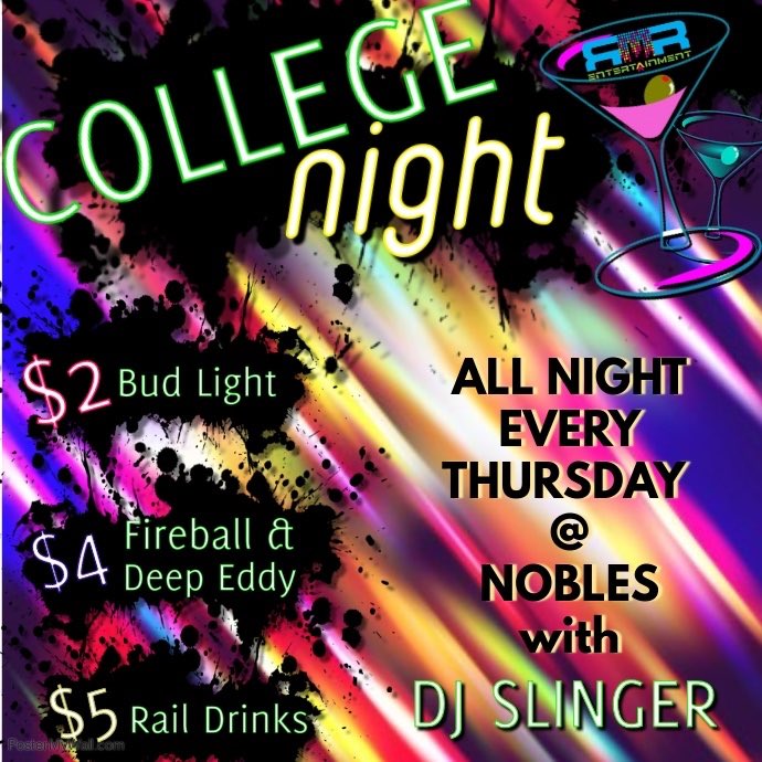 College night is back at @noblesfedhill!
#collegebars #collegenight #thirstythursday #fireball #loyola #towson #umd #umbc #ccbc #gouchercollege #stevensonuniversity #morganstateuniversity #mica #universityofbaltimore #johnshopkinsuniversity #baltimoredjs #danceparty #federalhill