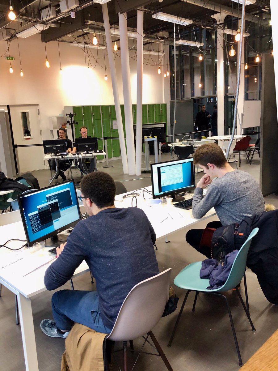 hautsdefrance's tweet photo. En direct de l’#AfterFIC : des étudiants en action dans une épreuve de #cybersecurite pour le challenge Olympiades des Métiers à #EuraTechnologies Cc @FIC_fr @EpitechLille @isenlille
@yncrea_hdf @IMTLilleDouai
#PolytechLille https://t.co/XTO0szjMmr