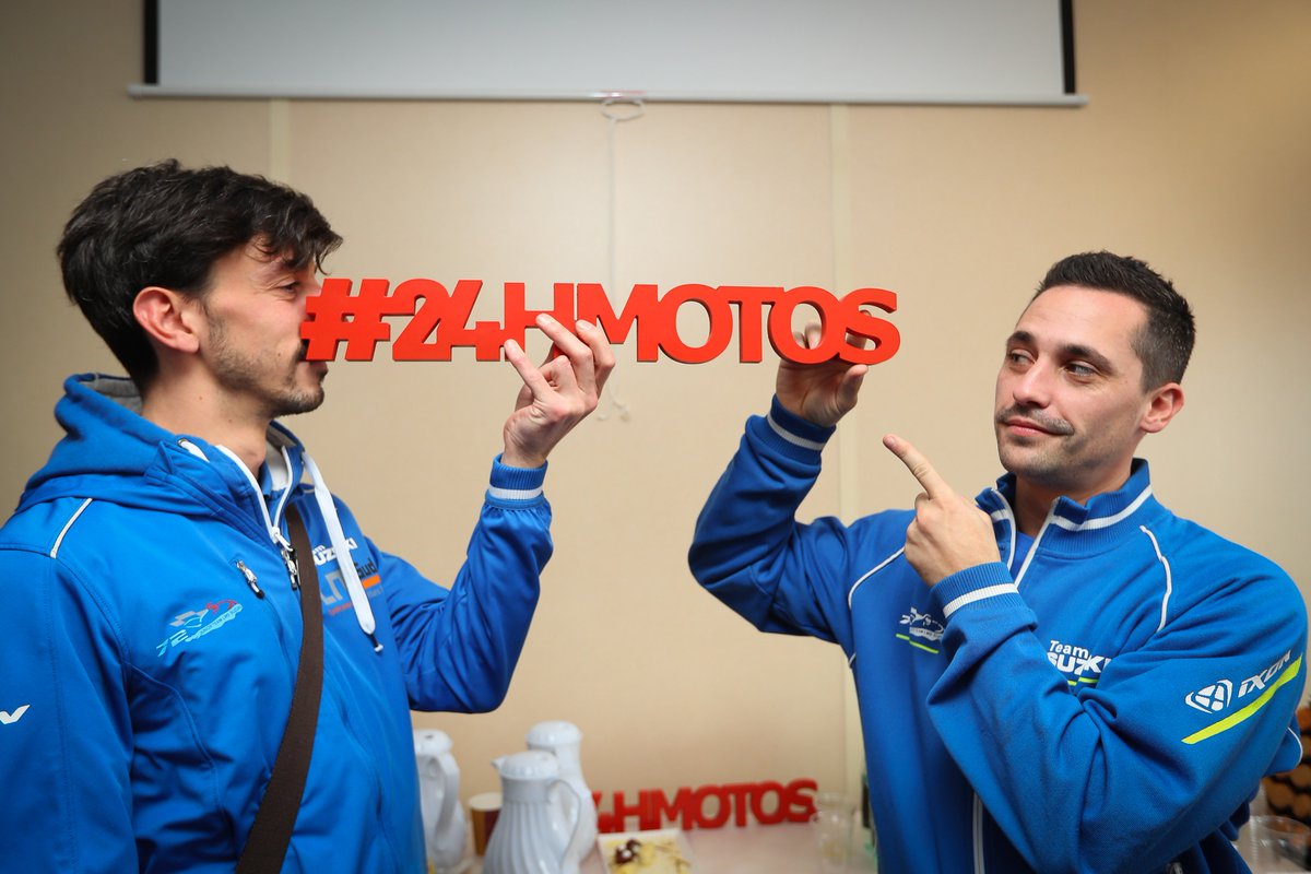 24heuresmotos's tweet photo. Top ambiance à la conférence de presse #24hMotos ce matin chez @Eurosport PARIS !

@FIM_EWC https://t.co/21jCU8K1CJ