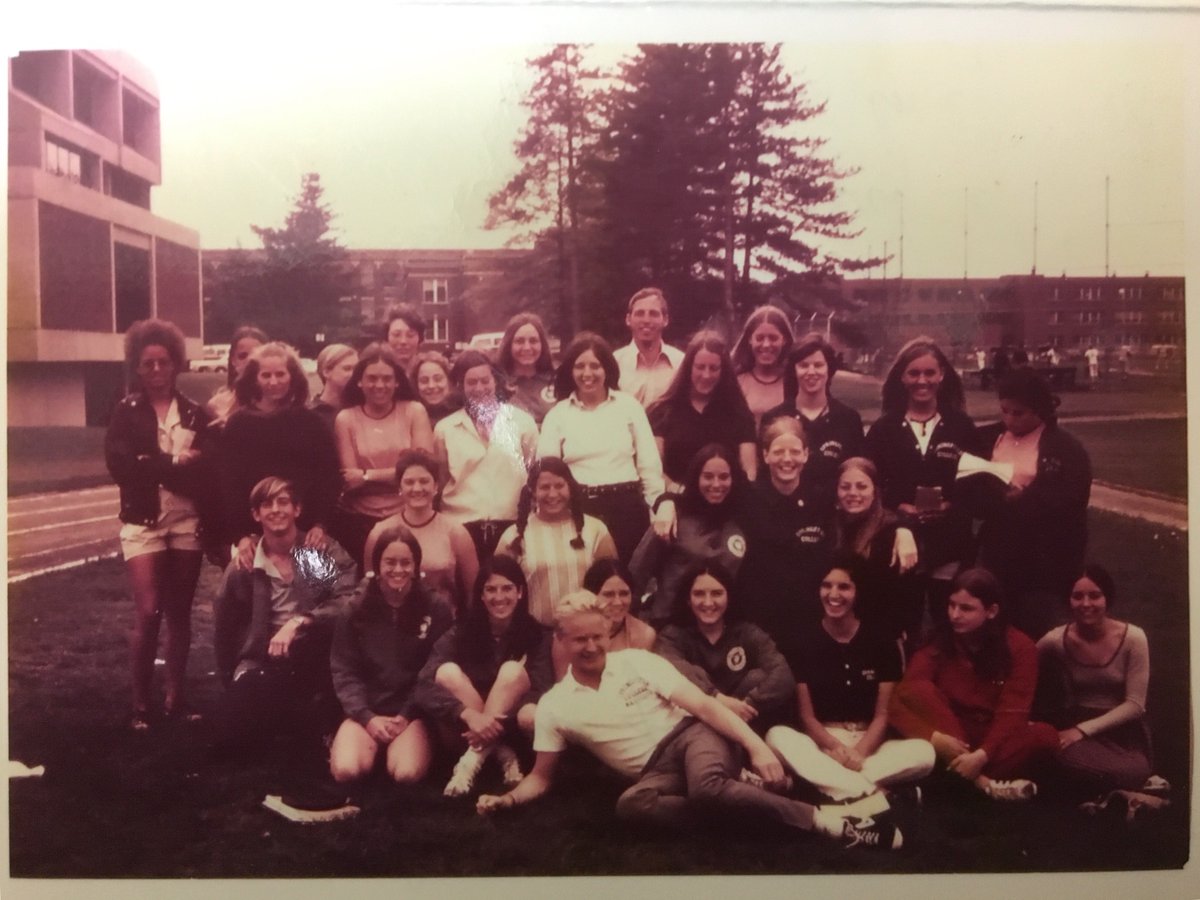 Today we received a letter from Trace Keller ‘75 who was the assistant coach of the FIRST all women’s track club at Springfield College. In his letter he included a photo of the clubs first team photo from 1972. Thank you so much for sharing this with us, just in time for #tbt