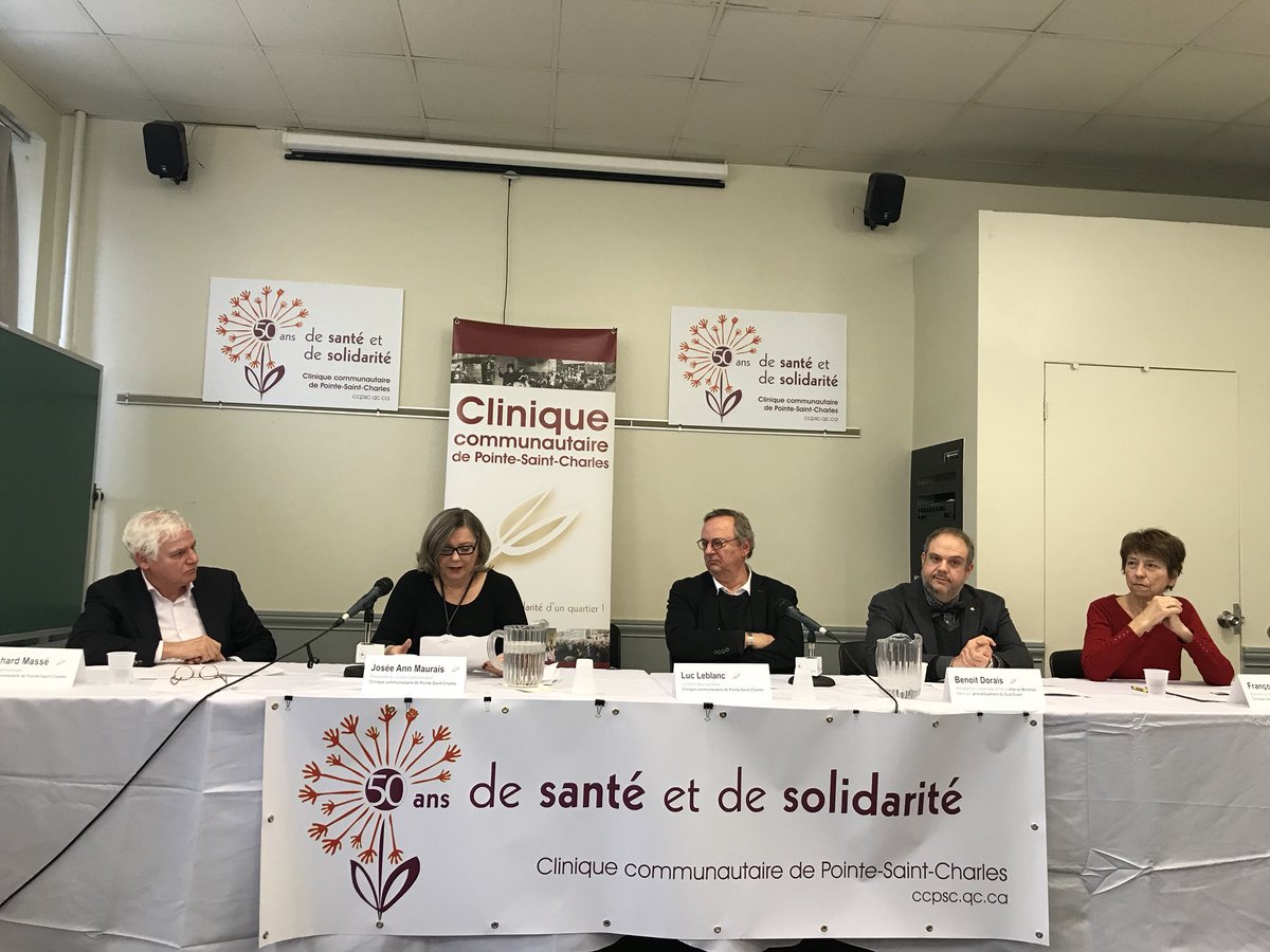 Célébration du 50e anniversaire de la Clinique communautaire de Pointe-Saint-Charles. #SOMtl