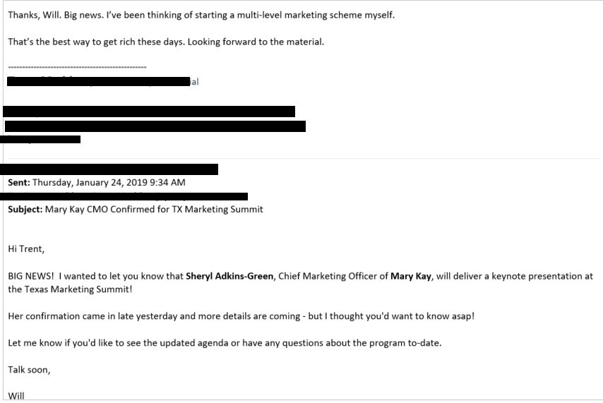 DABOS3's tweet image. Big news at the TX Marketing Summit.

Must read.