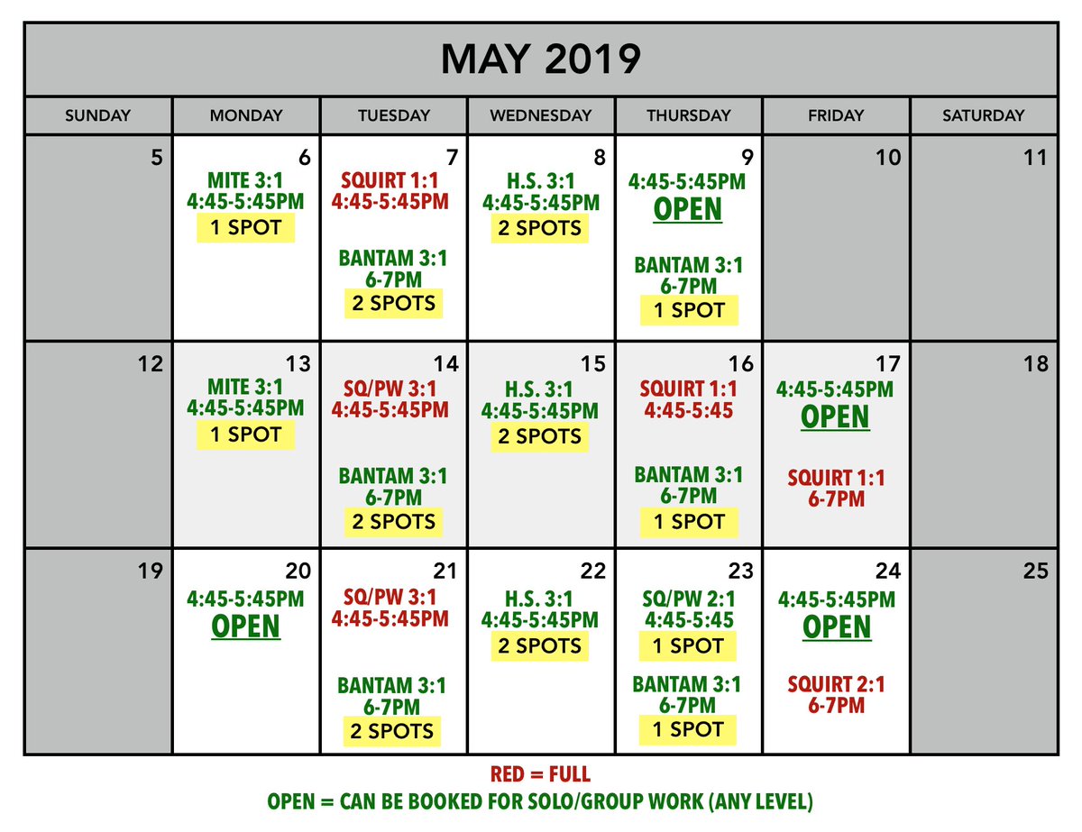 For my goalies that are hungry for extra work, I've confirmed May ice times for individual and group lessons.

Schedule and info here: jplgoaltending.com/instruction/

Email jplgoaltending1@gmail.com to lock down your session.