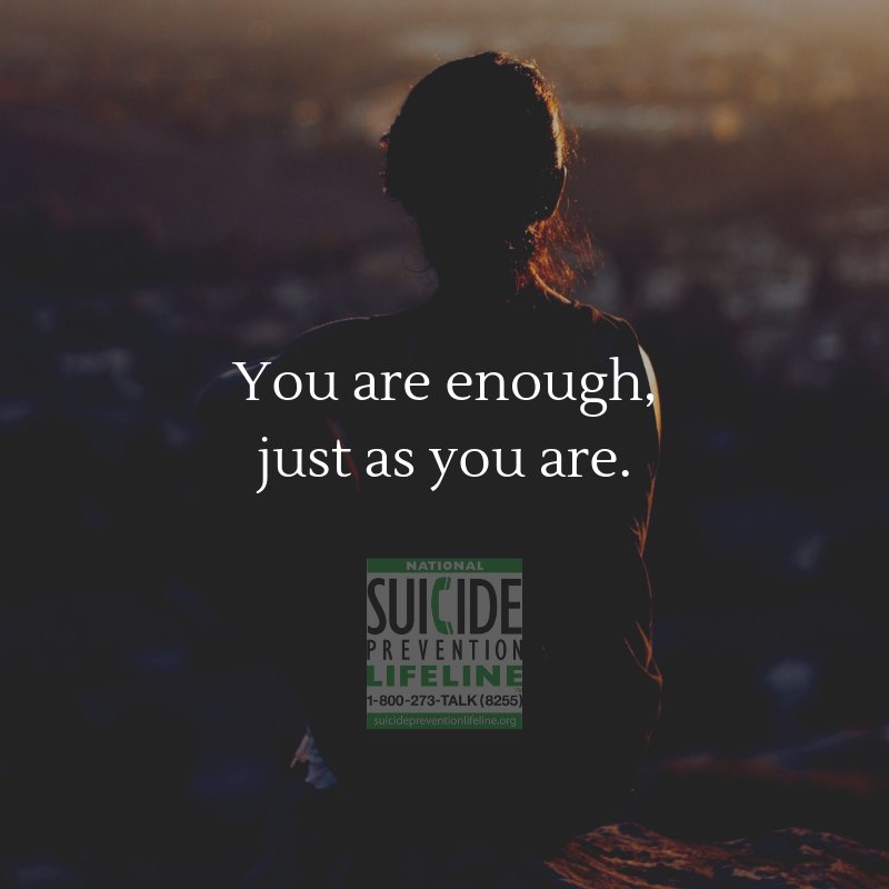 Today and every day, you are enough, just as you are. #NationalComplimentDay