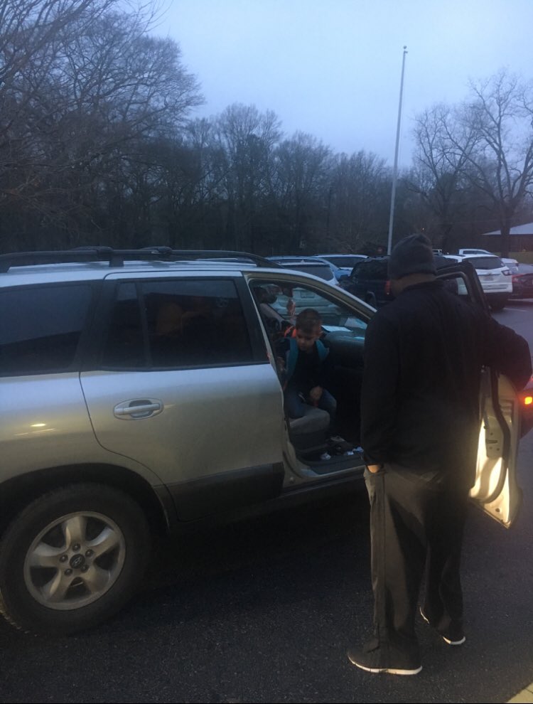 MorelandES's tweet photo. So excited to have Mr. Simmons helping with car duty!!! #ourdadsrock https://t.co/S2HYcToOrb
