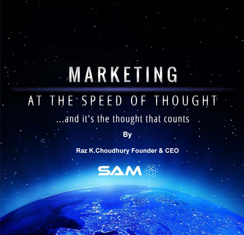 Thought-Based Marketing Gives Small and Mid-Sized Businesses a Competitive Edge. Download Ebook Marketing at the speed of thought to learn more about thought-based marketing  #thoughtbasedmarketing #SAM bit.ly/2sIUQx0