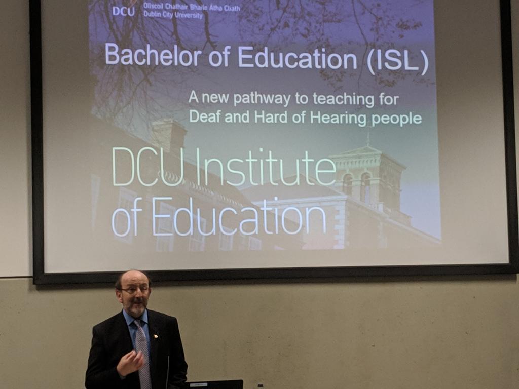 Very proud eve for <a href="/dcu_incl_spe/">DCU School of Inclusive & Special Education</a> <a href="/DCU_IoE/">DCU Institute of Education</a> @DublinCityUni with launch of ISL BEd