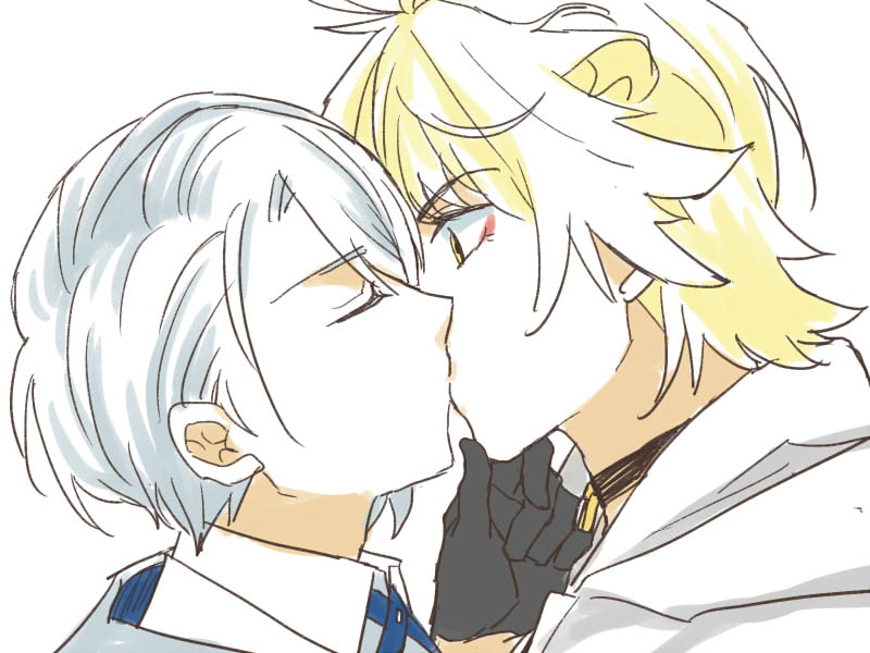 にゃんちょぎ落書き、恋仲の自覚があるおふたり 