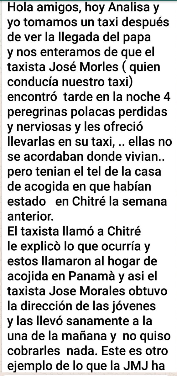 JCTapiaLMB's tweet photo. Otro buen ejemplo de que los Panameños somos gente buena y hospitalaria. https://t.co/5vY7NS09Z2