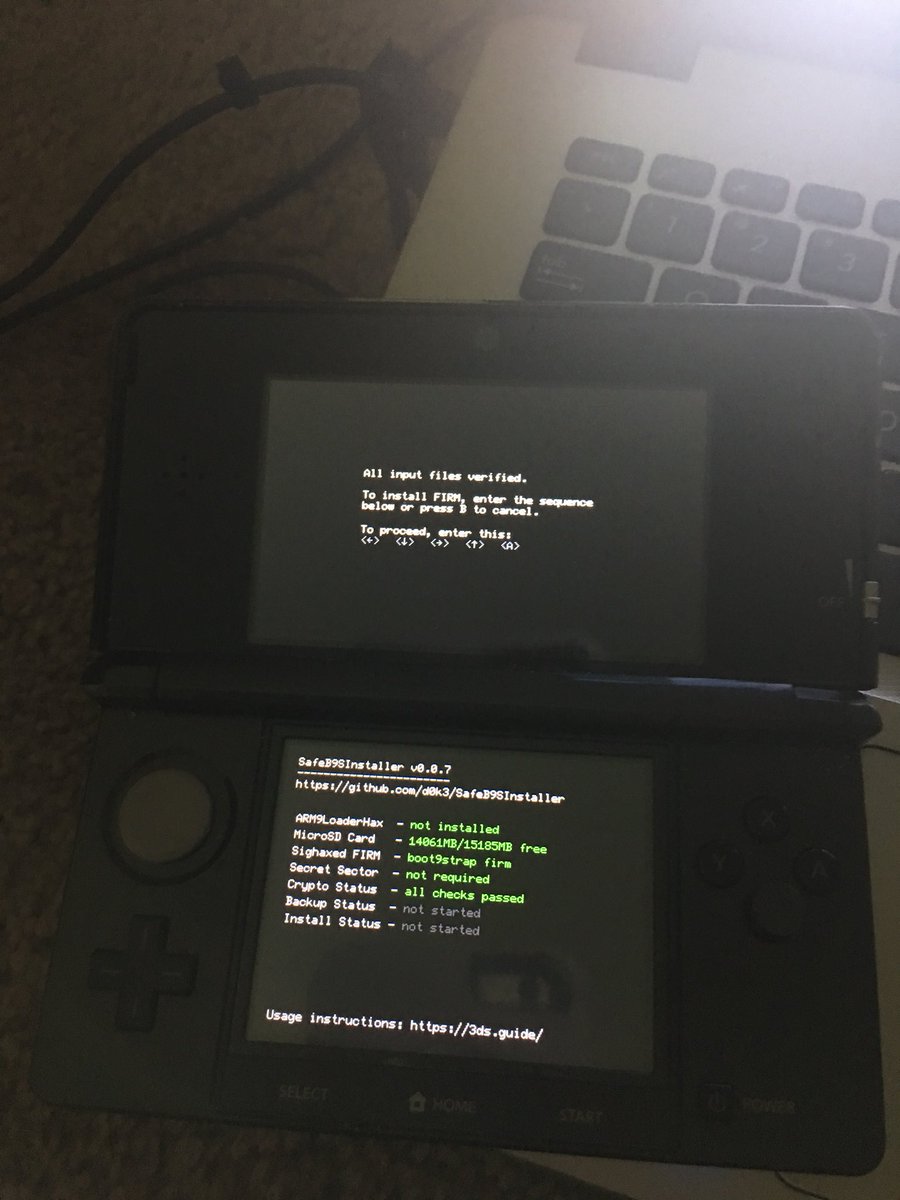 Jiikae Putting Custom Firmware On My 3ds And This Process Takes So Long Lol