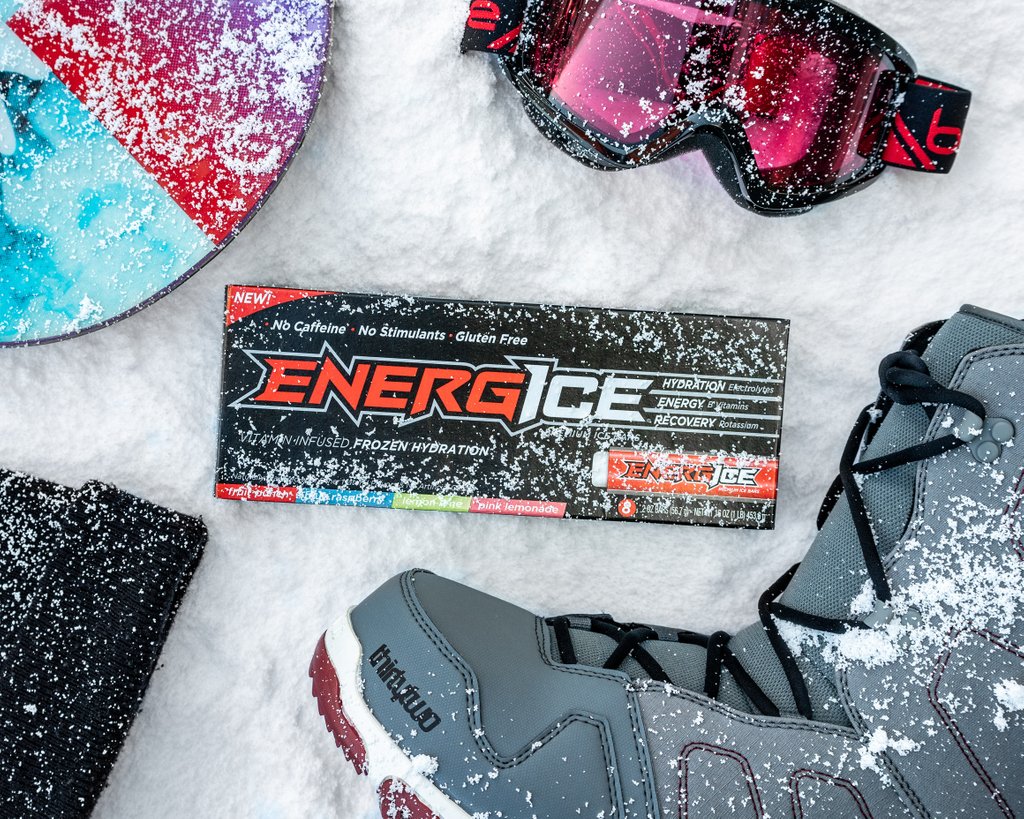 Winter gear pushes your body to work up to 40% harder. That’s why you Energice.