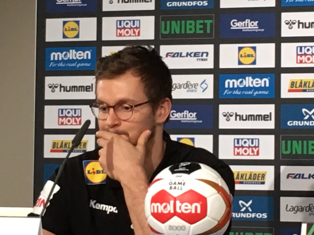 sportstudio's tweet photo. 🎙Spieler Fabian Böhm: „Wenn wir 60 Minuten spielen wie zuletzt, dann können wir jeden Gegner schlagen.“ #zdfhandballwm #handball19 #gernor https://t.co/Jv4vB18kst