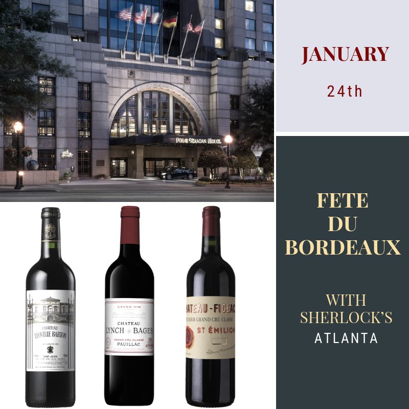 Last chapter of the "Fête du Bordeaux" 2019 edition <a href="/FourSeasonsATL/">Four Seasons</a> with the help of <a href="/SherlocksATL/">Sherlock's Atlanta</a>. Huge thanks to all the Bordeaux wine lovers who joined and enjoyed our wines. Cheers, and Vive Bordeaux! 
#FeteduBordeaux #LynchBages #Atlanta