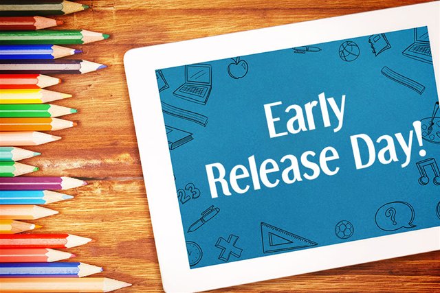 Tomorrow (Wednesday) is Early Release. Students will be dismissed at 3 p.m. #LandmarkMiddle