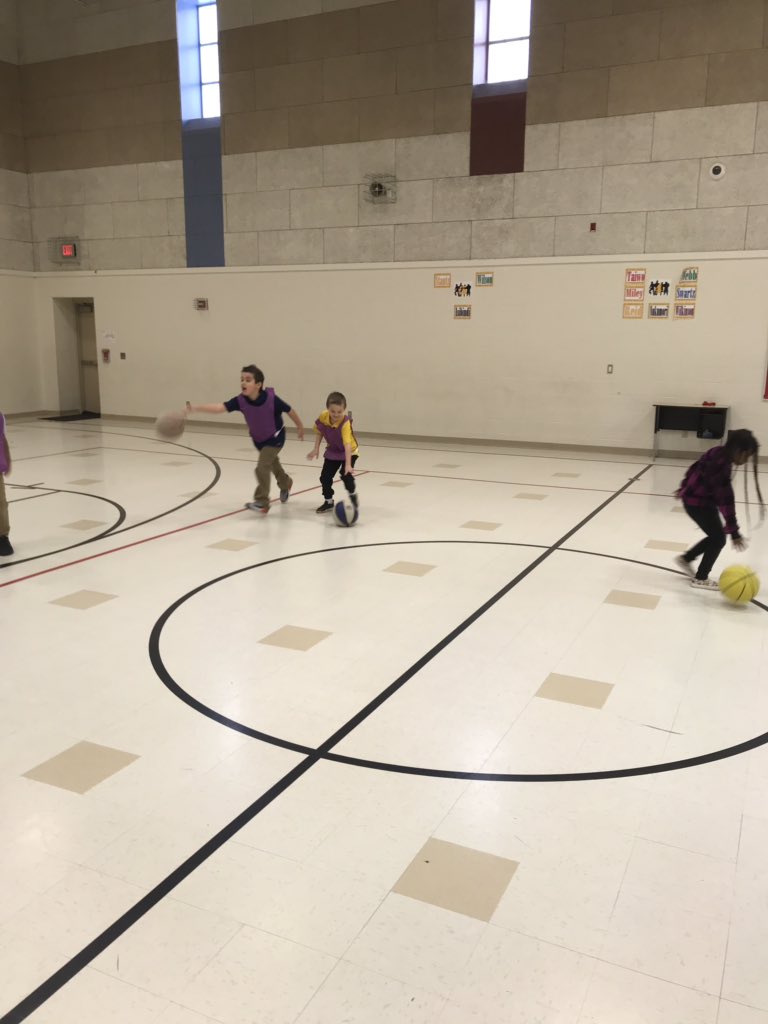 Revising a basketball lesson in 2nd grade to focus on gravity! #NoPlaceLikeWalker