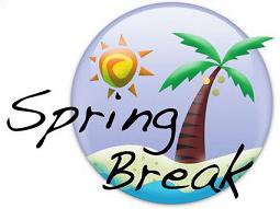Spring Break is March 11-15! Enjoy your break! #LandmarkMiddle