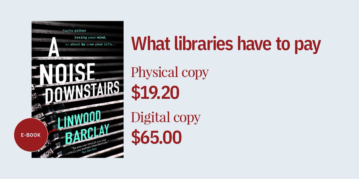 torontolibrary's tweet image. Canadian readers love @linwood_barclay, but excessively high eBook prices make it difficult for libraries to meet demand. econtentforlibraries.org #eContentForLibraries