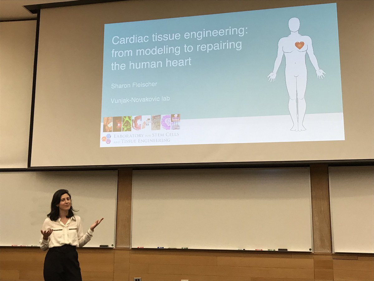 GVNlab's tweet image. Work-in-Progress talk at @CSCIColumbia from our postdoctoral researcher Dr. Sharon Fleischer on her work in cardiac tissue engineering!