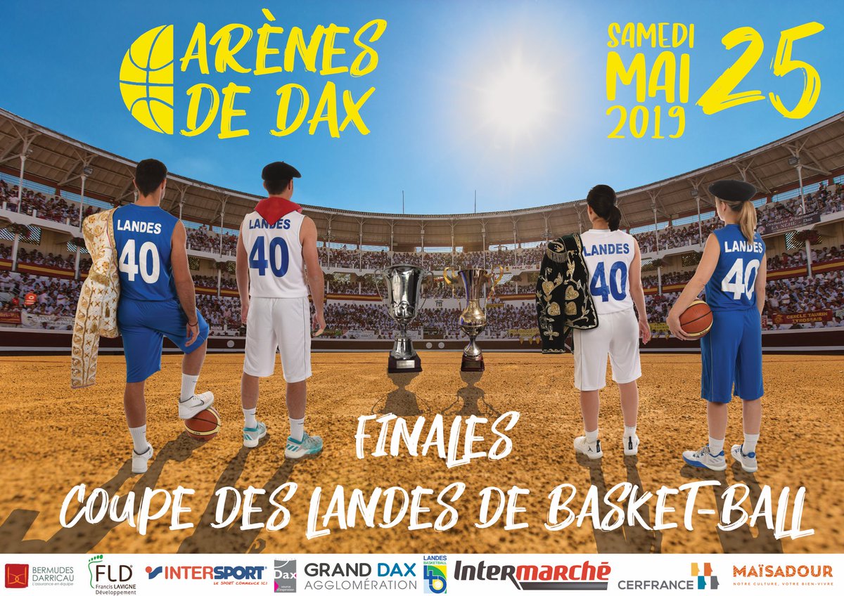 🏀 AFFICHE - COUPE DES LANDES 2019 🏆

Retrouvez l'affiche OFFICIELLE des Finales de la Coupe des Landes ✌️

#BASKET40 #CDL2019