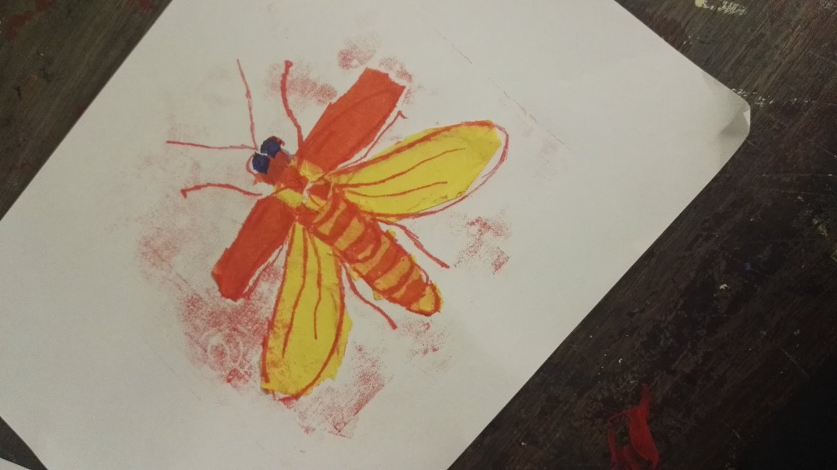 TrinityArtPhoto's tweet photo. Fantastic prints from our year 5 workshop this evening! #artattrinity https://t.co/64CRA1qO9U