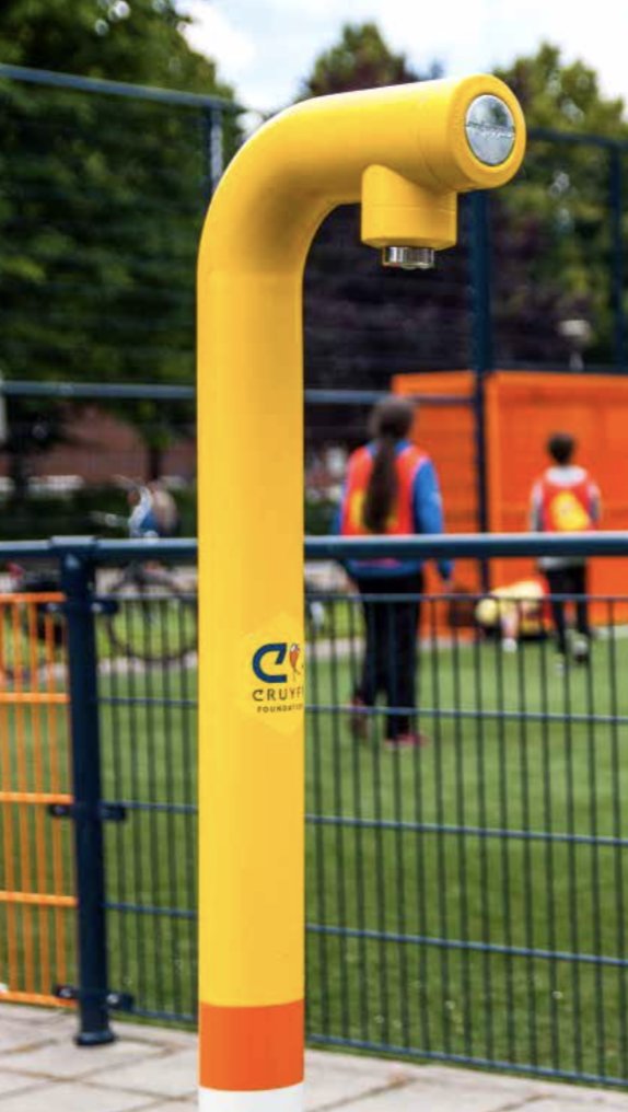 We are pleased to announce that in the spring we will be installing Leicesters first water fountain refill station near to the Cruyff Court - St Matthews the station has been kindly donated by <a href="/JCFoundation/">Johan Cruyff Foundation</a>  and <a href="/jointhepipeUK/">Join the Pipe</a> with 1000 free water bottles to our community.
