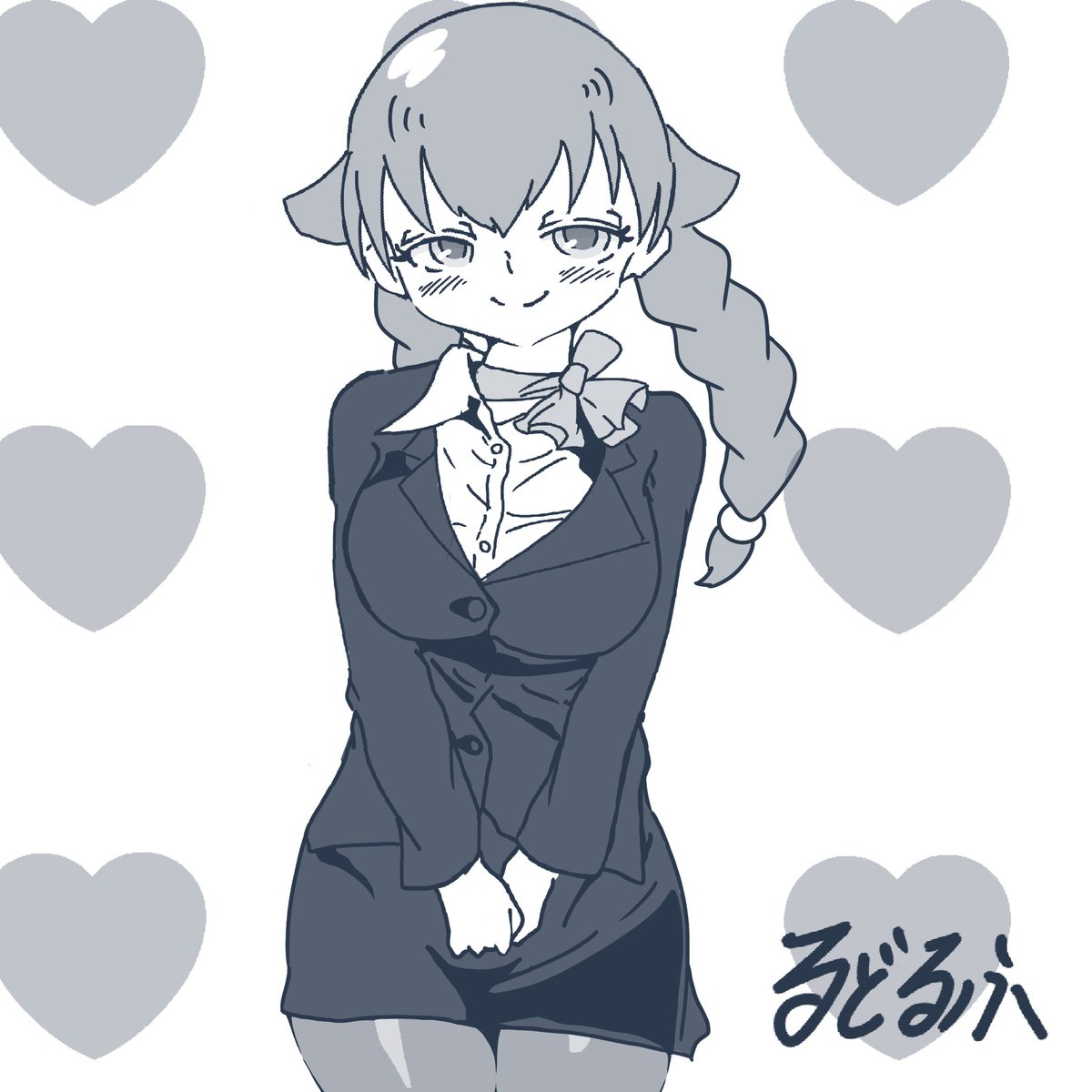 るどるふ Jkちゃん番外編その2 キャビンアテンダントなjkちゃんです またまた少し忙しいので 今日もラフなイラストで失礼します 涙 またまた線画も投稿させていただきますね Jkちゃん オリジナルイラスト 絵描きの輪 絵描きさんと仲良くなりたい