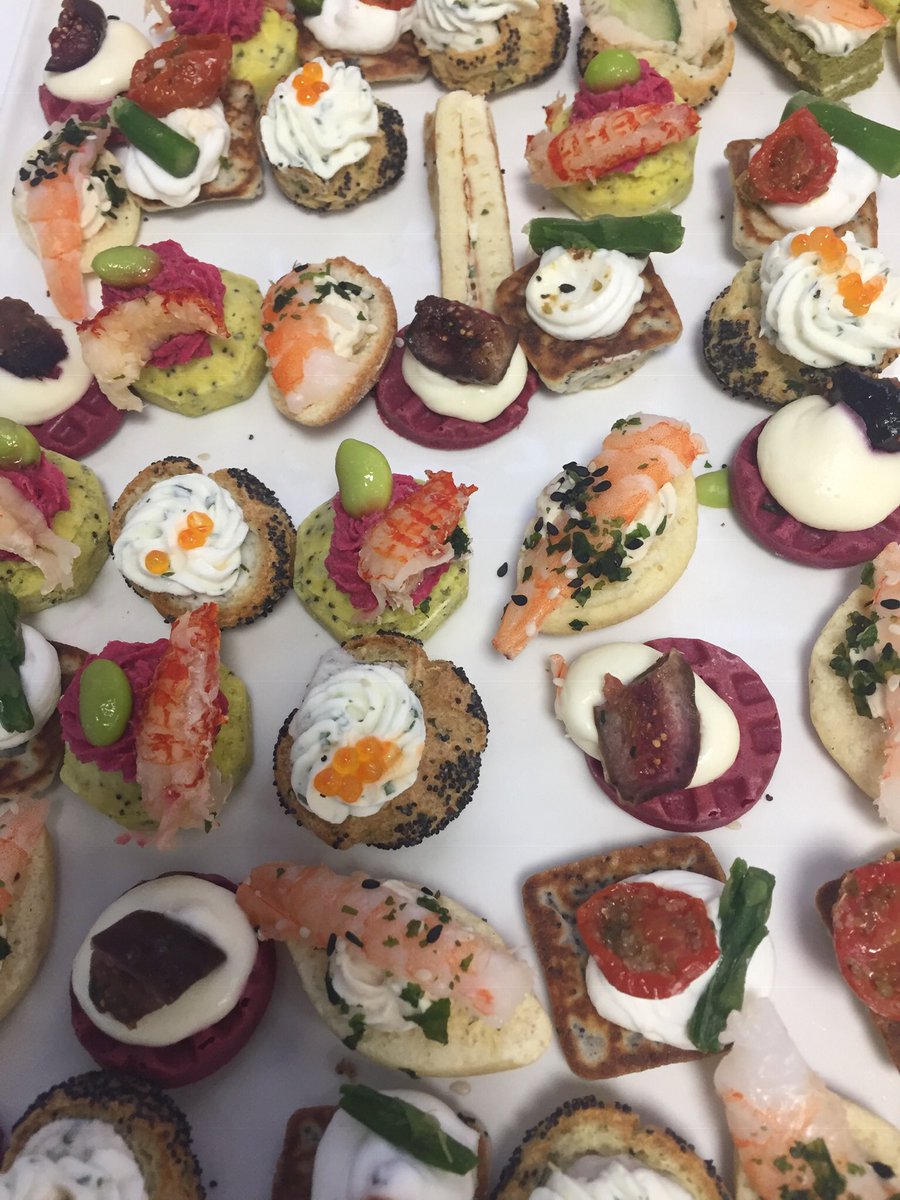 unclefredsdine1's tweet photo. It was all about the Canapés today with very special famous guests @elioruk @polly_vanHagen @jamesbirch777 #Eliorfoodie @EmmaTonna https://t.co/3zGbYXgz3E