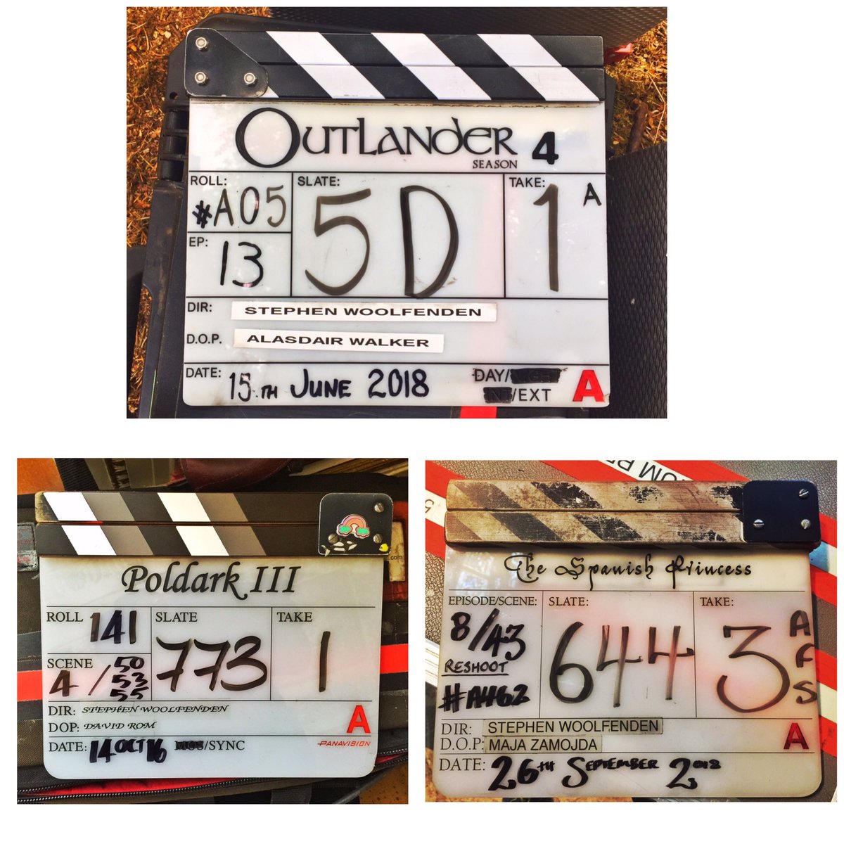 woolfenden_s's tweet photo. Countdown to #Outlander Ep413 directed by me @woolfenden_s - airs this weekend. Part of my very own ‘Corset Trilogy’! with #Poldark S3 & the forthcoming #TheSpanishPrincess Very exciting. Good times. Great casts & crews. #OutlanderFinale #manofworth ❤️🎬🎥 https://t.co/wqmxFQYZU0
