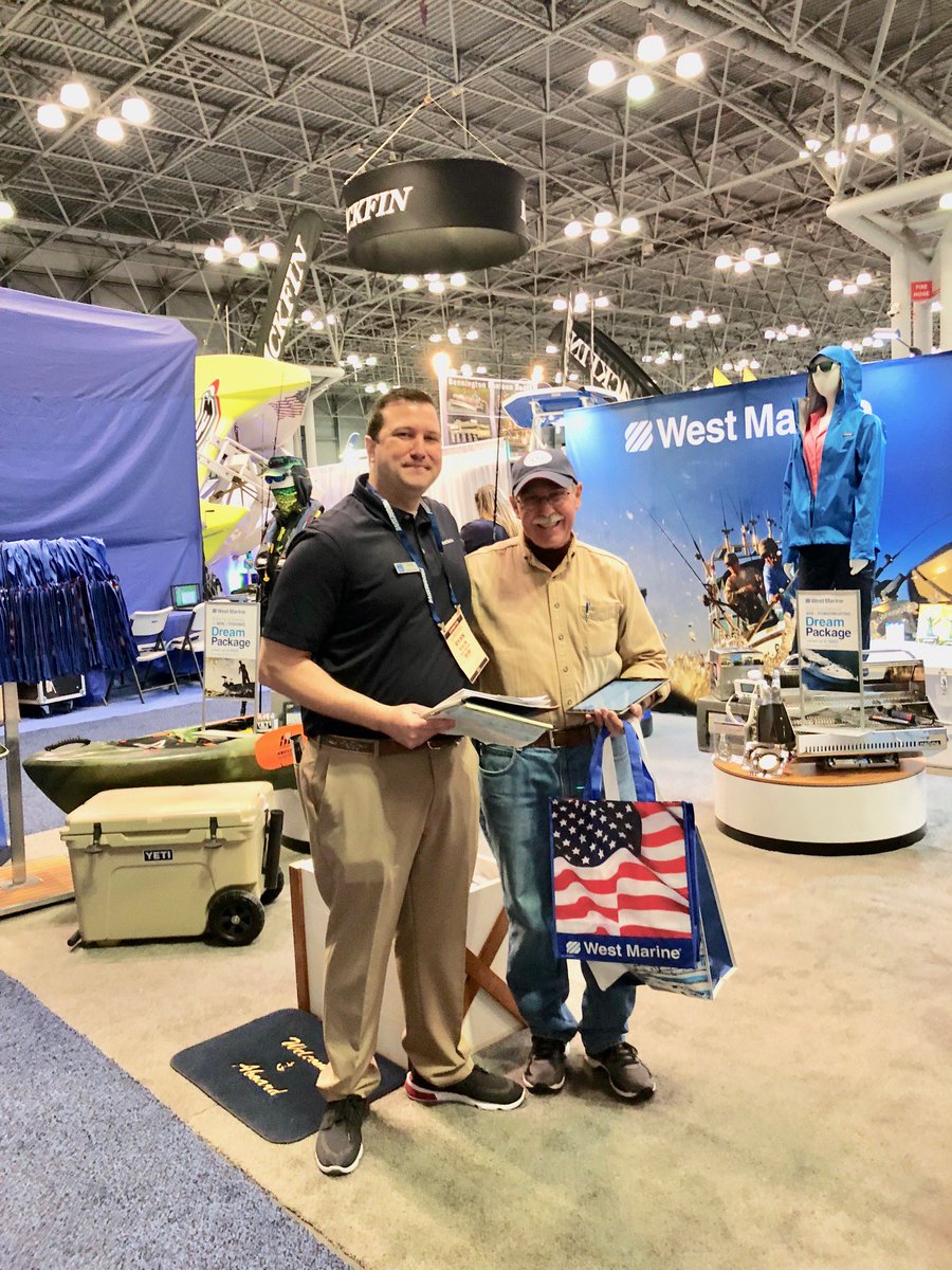 West Marine (@westmarine) on Twitter photo We're back at the <a href="/NYBoatShow/">Discover Boating New York Boat Show</a> today! Stop by and see us in Booth 1461 - enter for chance to win a sweet Dream Package valued at up to $4,000 and take home a free gift! #nyboatshow #boating We're back at the <a href="/NYBoatShow/">Discover Boating New York Boat Show</a> today! Stop by and see us in Booth 1461 - enter for chance to win a sweet Dream Package valued at up to $4,000 and take home a free gift! #nyboatshow #boating