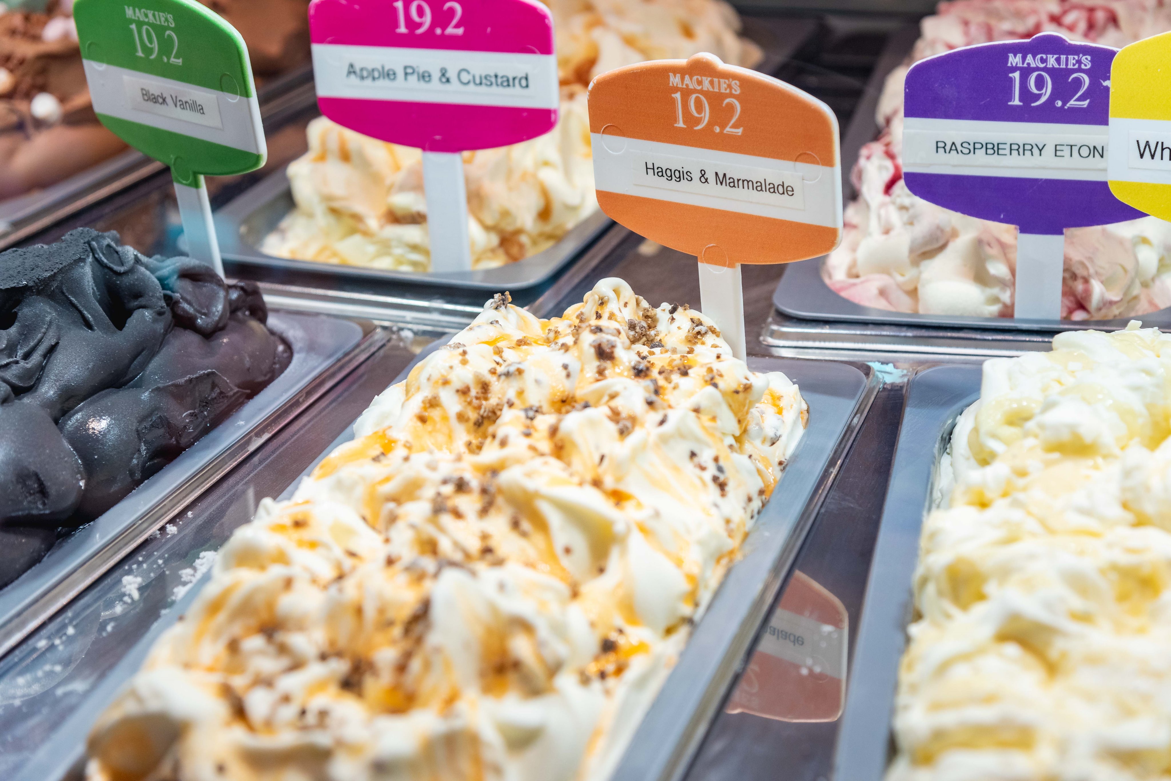 mackies19_2 on X: "Back by popular demand – just in time to celebrate Burns  night – all weekend – Haggis & Marmalade Ice cream! Join us tomorrow to  celebrate the life of