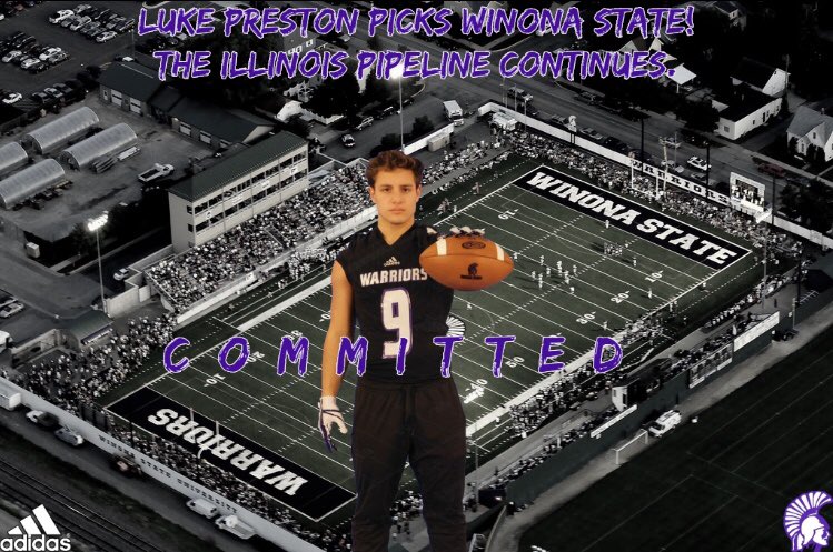 Fully committed to Winona State University! Thanks to <a href="/CoachTSawyer/">Coach Sawyer</a> and the rest of the coaching staff. #Gowarriors
