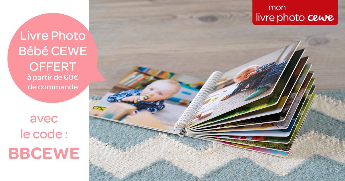 [OFFRE LIVRE DE NAISSANCE avec  #MonlivrephotoCewe]
Jusqu'au 31 mars, 1 LIVRE PHOTO CEWE®  bébé vous est offert sur votre commande BEABA avec le code BBCEWE ! 
 Pour en profiter rendez-vous sur beaba.com !