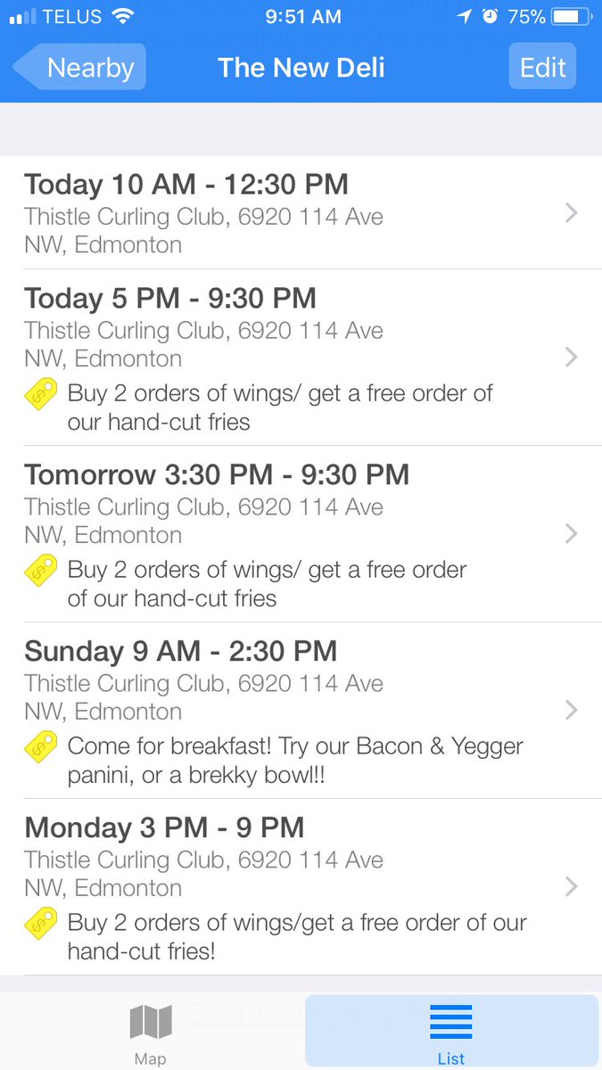Here is our schedule for the next bit. See ya soon.
