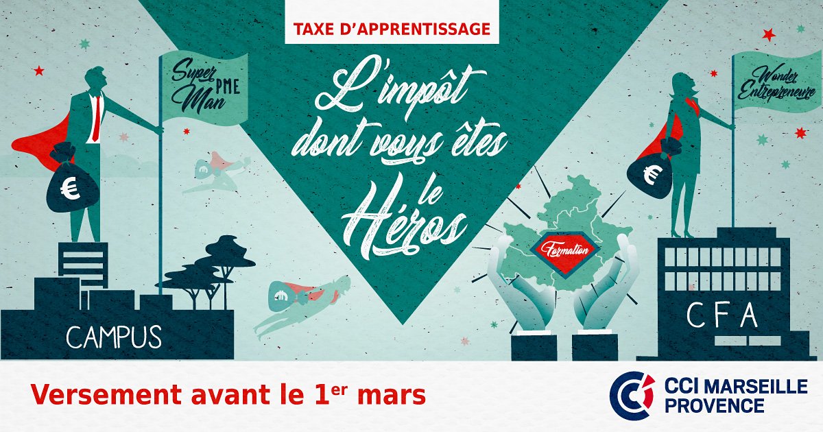 CCI_AMP's tweet photo. [#Taxeapprentissage] Il vous reste un mois pour déclarer votre taxe d'apprentissage ! Pour connaître le montant de votre taxe, un simulateur est accessible depuis notre site web >> https://t.co/wtIxHq9GLr https://t.co/SG039cuHUB