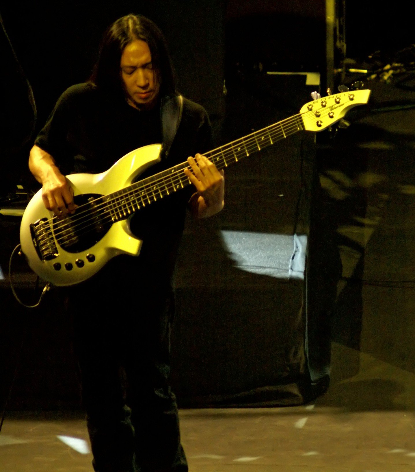Happy 52nd Birthday John Myung   . Your Bass licks make me fall into the light    