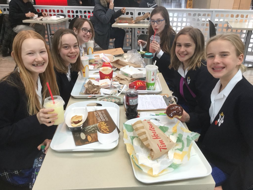 MsMatherHNMCS's tweet photo. A well-deserved business lunch after @HNMCS Grade 7 Innovation time entrepreneurs conducted market research. https://t.co/xuwxlV4MFK