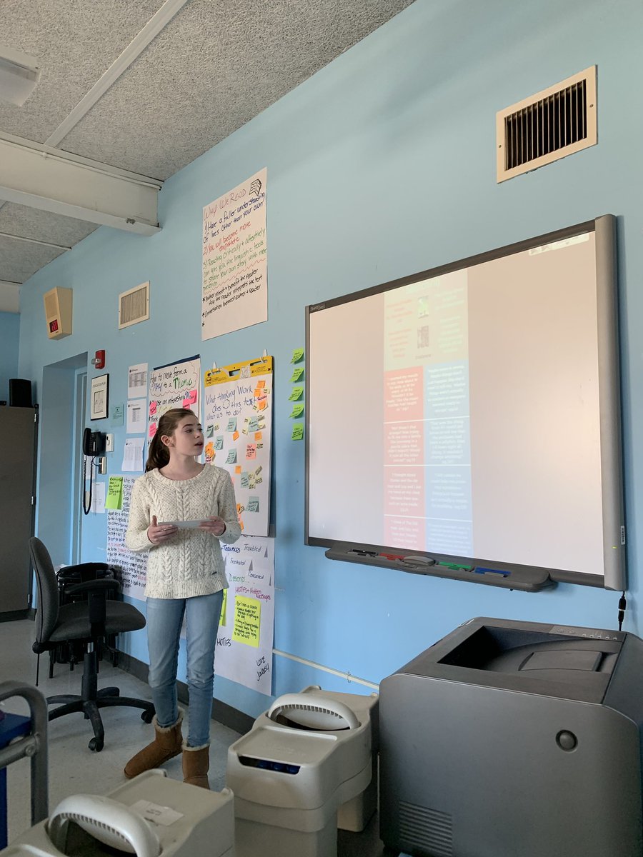 themrsfoulks's tweet photo. Ss presenting their Lit Essay inforgraphics. #MTPSPride #MTPSReads #ThompsonMSpride @canva @AdobeSpark https://t.co/Sa5DSk4oek