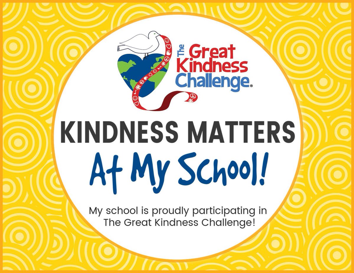 Next week is the Great Kindness Challenge! Check the weekly message for more information. #Tolbert19 #TolbertCares <a href="/Tolbert_ES/">Tolbert Elementary</a> #greatkindnesschallenge